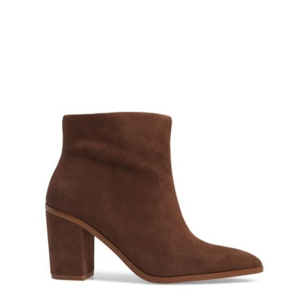 1.State Sz. 10 Paven Pointy Toe Bootie in Earth 02